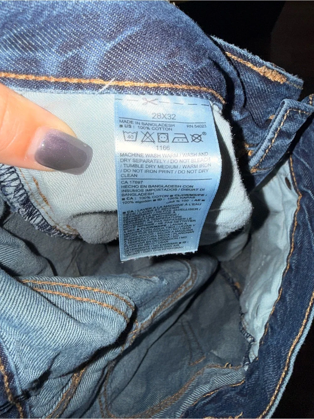 Old Navy Dark Blue Kids' Straight-Leg Jeans